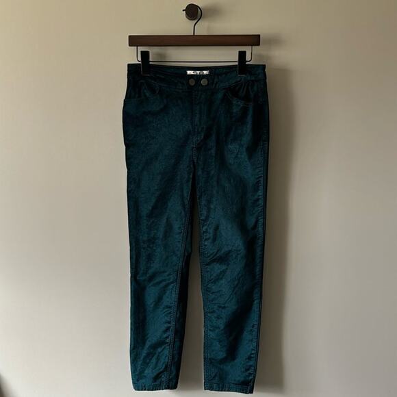 FREE PEOPLE WE THE FREE NEPTUNE GREEN SWEET JANE SKINNY SIZE 28 - Picture 1 of 7